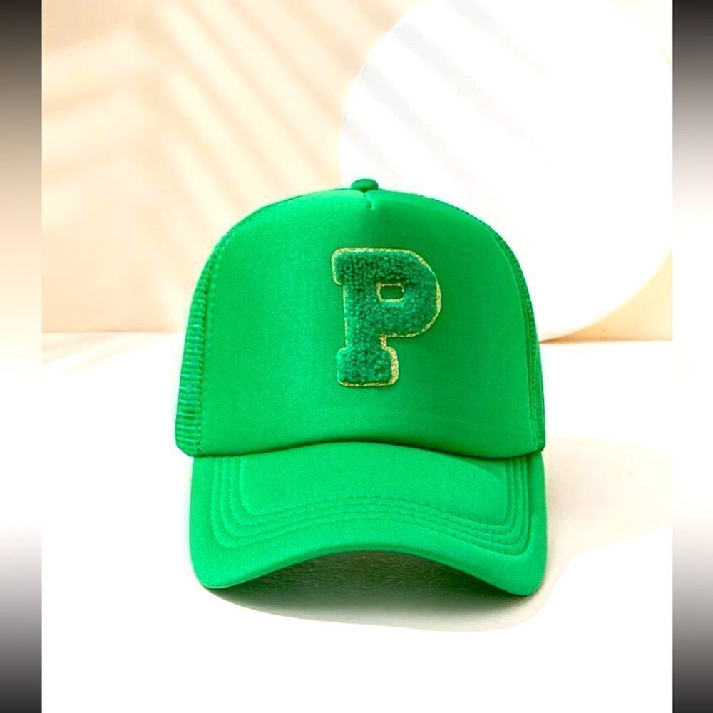 Letter “P” Patched Trucker Hat!